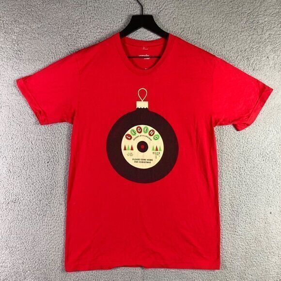 John Legend Sounds of the Holiday Christmas Shirt Unisex Size Medium Concert Red - Picture 7 of 10